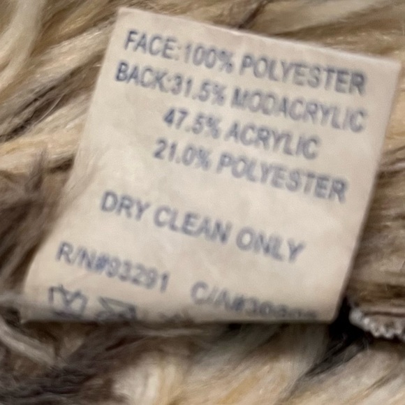 Vintage TRUE GRIT faux suede Elephant fur long coat 70’s boho penny lane style - Picture 8 of 15